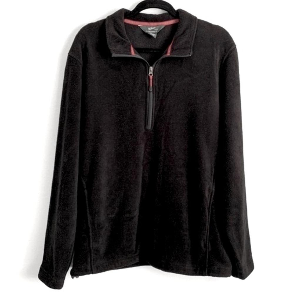 Woolrich Black Fleece Zip Jacket
